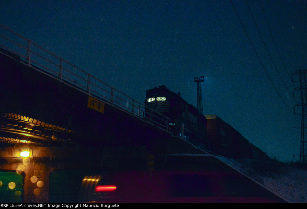 NS GP38-2 High nose Locomotive in the yard